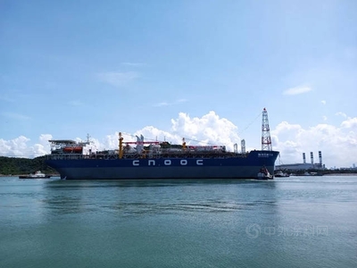 中遠關西為“海洋石油116”FPSO披上“盔甲”，揚帆起航奔赴海上新征程